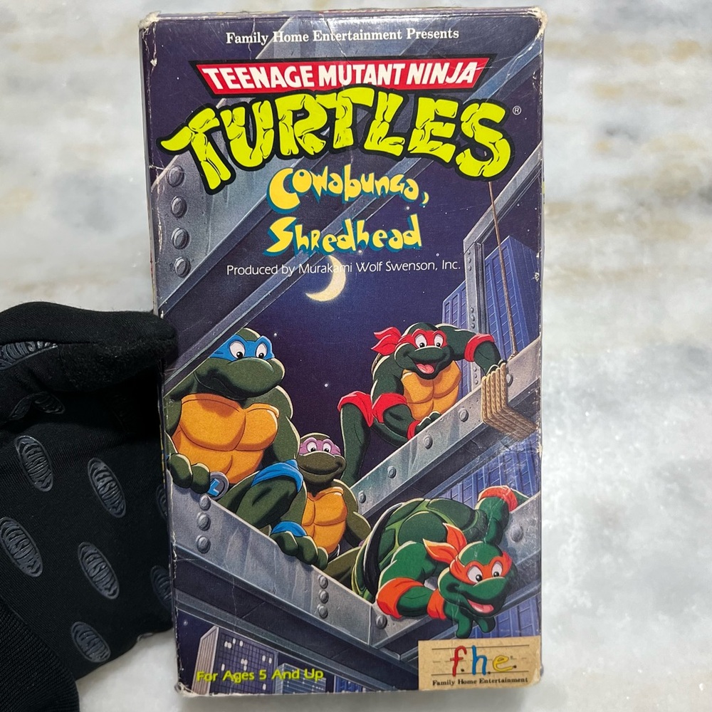 Teenage Mutant Ninja Turtles Vintage TMNT VHS Vintage